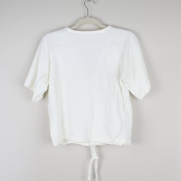 NWT Madewell Drapey V-neck Faux Wrap Top - Picture 4 of 8